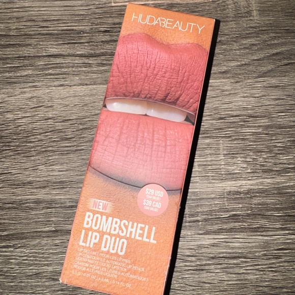HUDA BEAUTY Other - HUDA BEAUTY BOMBSHELL LIP DUO ✨
